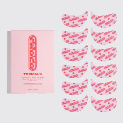 Faded under Eye Masks - Rejuvenating Skincare for Enhanced Skin Tone and Hydration Arbutin Caffeine